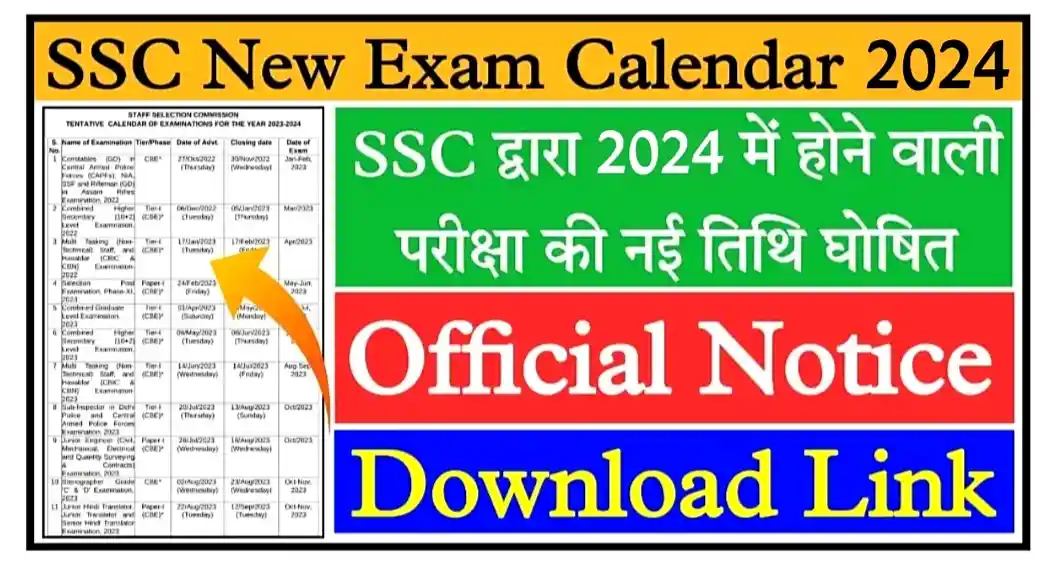 Rajasthan Govt Exam Calendar 2025 