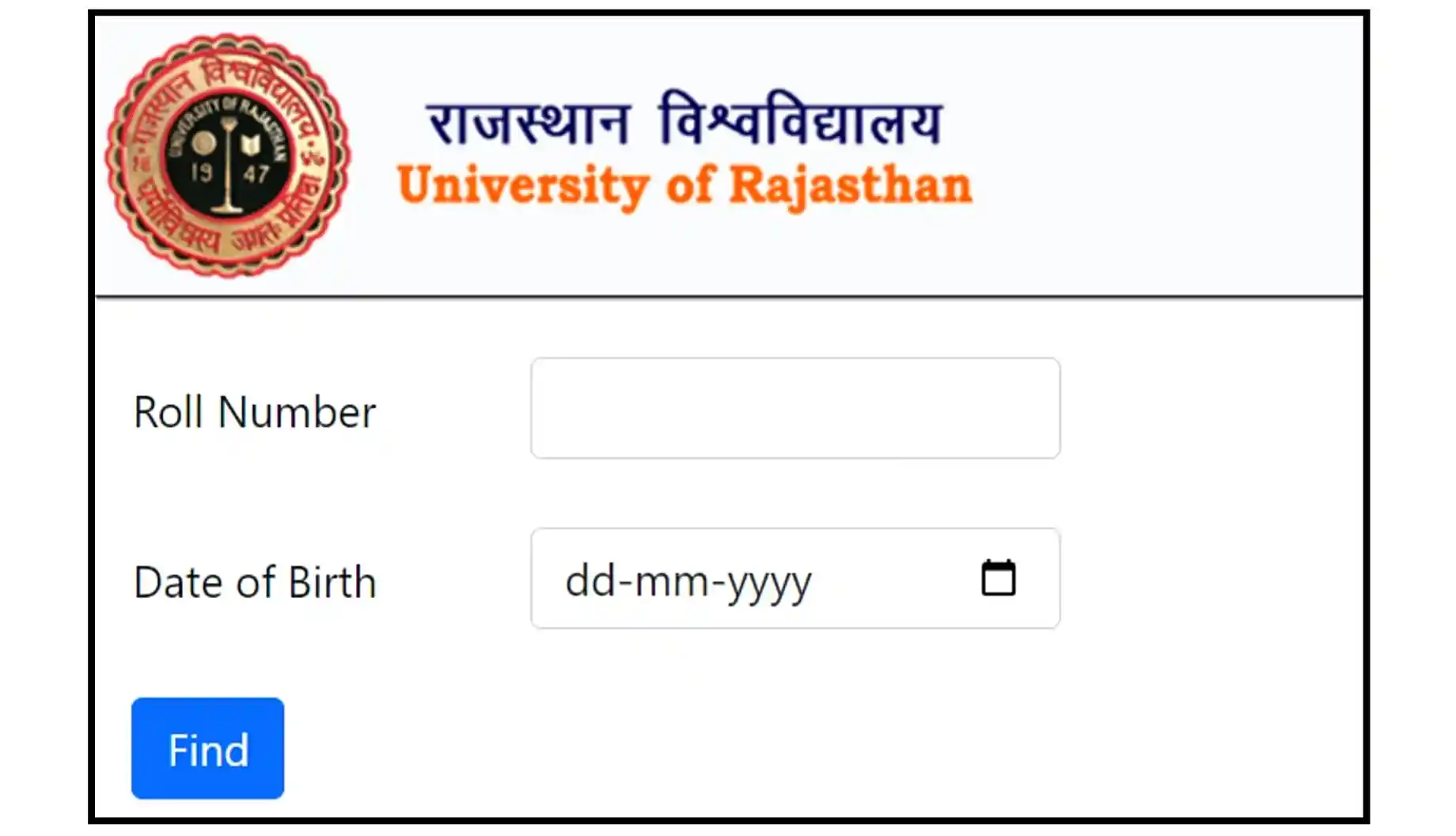 Rajasthan University Result 2025 राजस्थान यूनिवर्सिटी BA, BSc, BCom, MA, MSc, MCom. BEd सहित सभी परिणाम देखें