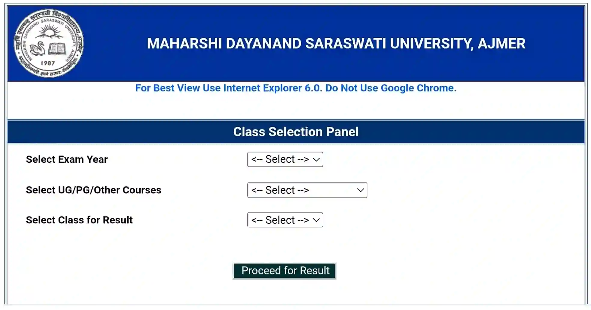 MDSU University Result 2025 अजमेर यूनिवर्सिटी BA, BSc, BCom, MA, MSc, MCom सहित सभी परिणाम देखें