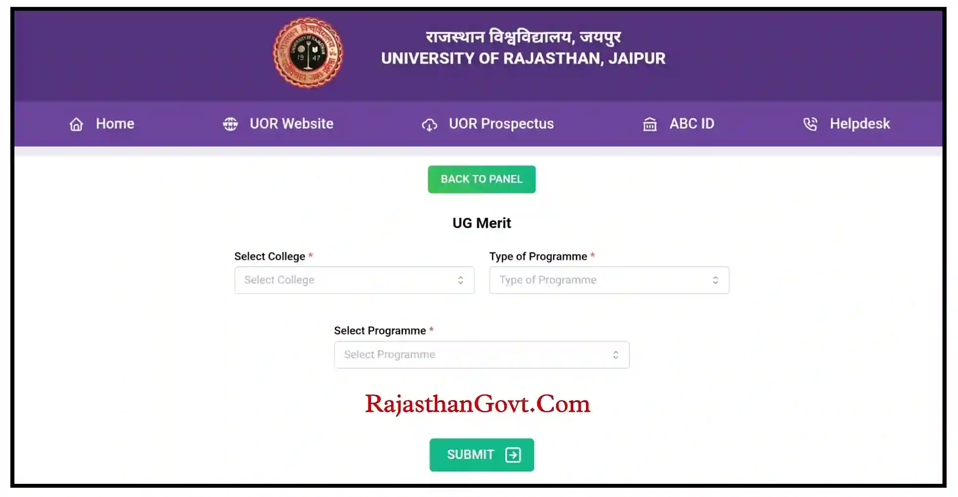 Rajasthan Govt College Merit List 2025 राजस्थान संगठक कॉलेज BA, BSc, BCom की 3rd Merit List जारी, यहां से देखें