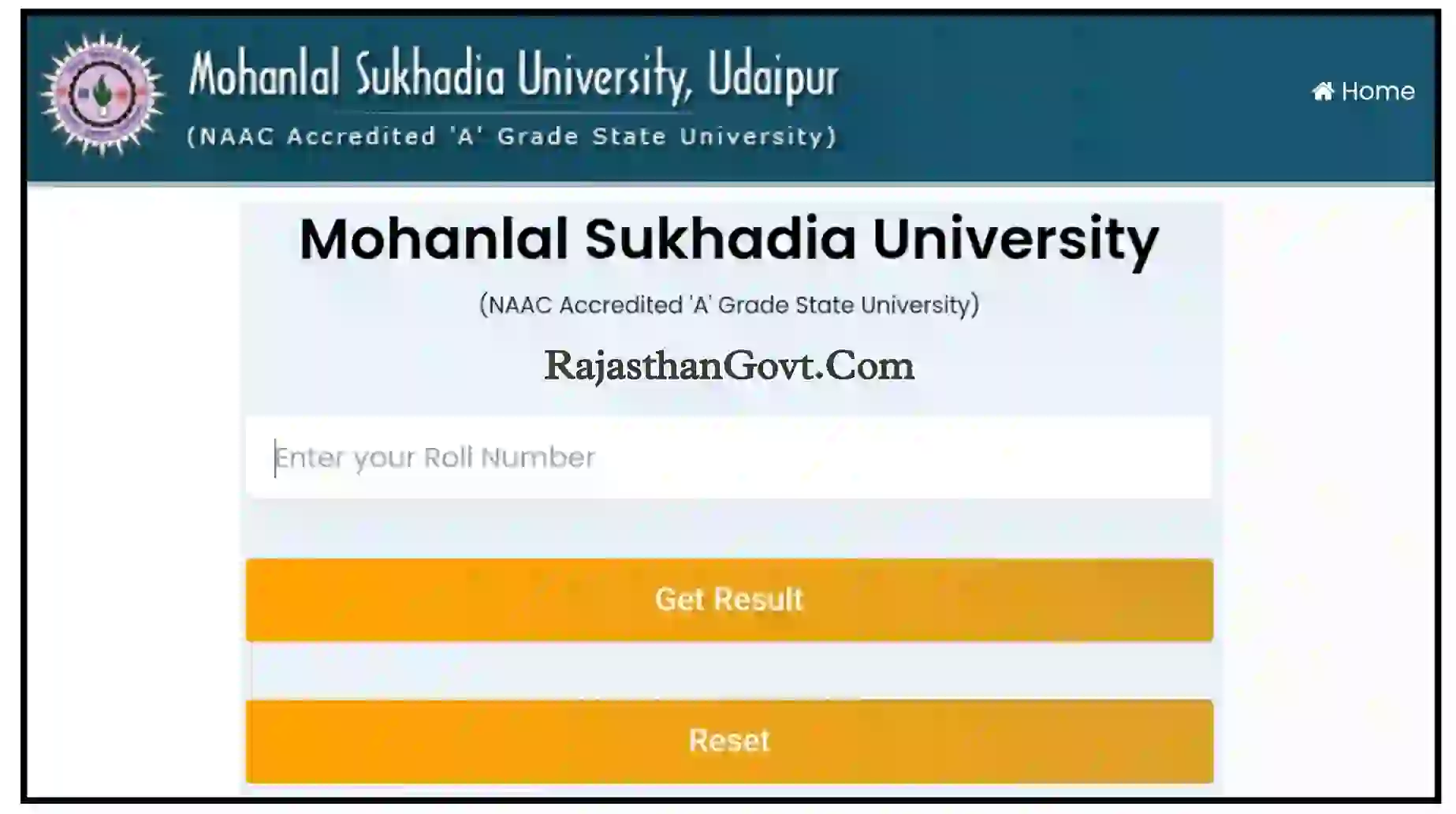 MLSU University Result 2025 उदयपुर यूनिवर्सिटी BA, BSc, BCom, MA, MSc, MCom सहित सभी परिणाम देखें
